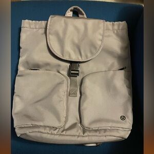 Lululemon Carry Onward Rucksack Backpack Gym Bag Yoga Laptop Gray